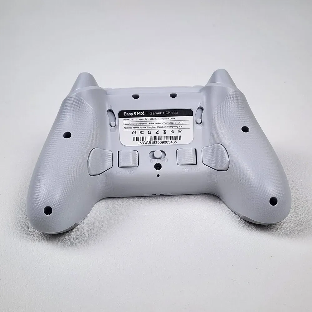 EasySMX X20 Wireless Gaming Controller RGB Hall Effect PC Switch Android White
